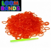 Красные полупрозрачные резиночки Loom Bands (600шт)
