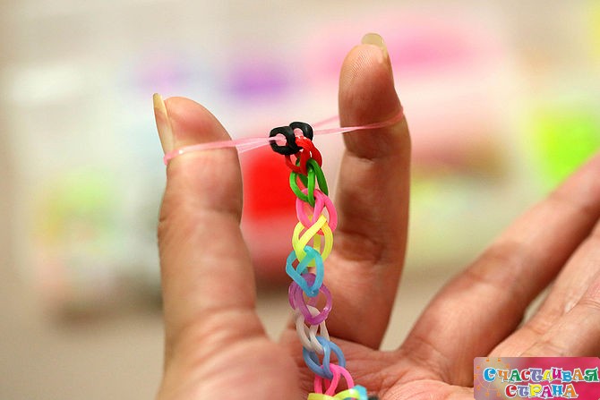DIY. Инструкция, как сделать браслет из резинок (ФОТО + ВИДЕО)
